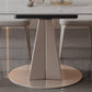 Modern Dining Sintered Stone Table Dining Round Table for Home Clearhalo 'Dining Tables & Seating' 'Dining Tables' 'dining_table' 'furn' 'furn_dining_table' 'Furniture' 'Kitchen & Dining Furniture' 6304444