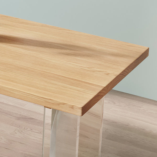 Rectangle Double Base Dining Table Modern Pine Wood Table for Living Room Clearhalo 'Dining Tables & Seating' 'Dining Tables' 'dining_table' 'furn' 'furn_dining_table' 'Furniture' 'Kitchen & Dining Furniture' 6304471