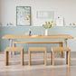 Rectangle Double Base Dining Table Modern Pine Wood Table for Living Room Clearhalo 'Dining Tables & Seating' 'Dining Tables' 'dining_table' 'furn' 'furn_dining_table' 'Furniture' 'Kitchen & Dining Furniture' 6304474
