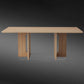 Rectangle Double Base Dining Table Modern Pine Wood Table for Kitchen Clearhalo 'Dining Tables & Seating' 'Dining Tables' 'dining_table' 'furn' 'furn_dining_table' 'Furniture' 'Kitchen & Dining Furniture' 6304524