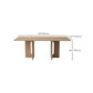 Rectangle Double Base Dining Table Modern Pine Wood Table for Kitchen Clearhalo 'Dining Tables & Seating' 'Dining Tables' 'dining_table' 'furn' 'furn_dining_table' 'Furniture' 'Kitchen & Dining Furniture' 6304526