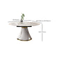 Modern Style Dining Round Table Dining Stone Table for Kitchen Clearhalo 'Dining Tables & Seating' 'Dining Tables' 'dining_table' 'furn' 'furn_dining_table' 'Furniture' 'Kitchen & Dining Furniture' 6304559