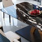 Glam Style Sintered Stone Table Rectangle Table with Metal Legs for Kitchen Clearhalo 'Dining Tables & Seating' 'Dining Tables' 'dining_table' 'furn' 'furn_dining_table' 'Furniture' 'Kitchen & Dining Furniture' 6304567