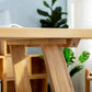Rectangle Trestle Base Dining Table Modern Pine Wood Table for Kitchen Clearhalo 'Dining Tables & Seating' 'Dining Tables' 'dining_table' 'furn' 'furn_dining_table' 'Furniture' 'Kitchen & Dining Furniture' 6304577