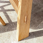 Rectangle Trestle Base Dining Table Modern Pine Wood Table for Kitchen Clearhalo 'Dining Tables & Seating' 'Dining Tables' 'dining_table' 'furn' 'furn_dining_table' 'Furniture' 'Kitchen & Dining Furniture' 6304579