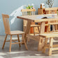 Rectangle Trestle Base Dining Table Modern Pine Wood Table for Kitchen Clearhalo 'Dining Tables & Seating' 'Dining Tables' 'dining_table' 'furn' 'furn_dining_table' 'Furniture' 'Kitchen & Dining Furniture' 6304580