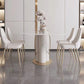 Modern Style Dining Rectangle Table Dining Stone Table for Kitchen Clearhalo 'Dining Tables & Seating' 'Dining Tables' 'dining_table' 'furn' 'furn_dining_table' 'Furniture' 'Kitchen & Dining Furniture' 6304671