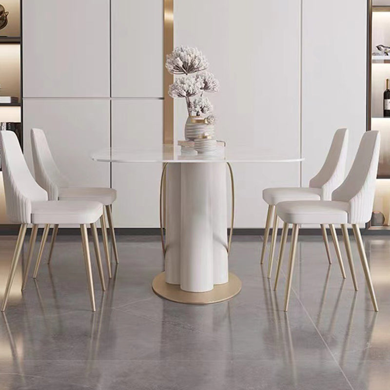 Modern Style Dining Rectangle Table Dining Stone Table for Kitchen Clearhalo 'Dining Tables & Seating' 'Dining Tables' 'dining_table' 'furn' 'furn_dining_table' 'Furniture' 'Kitchen & Dining Furniture' 6304671