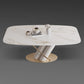 Modern Style Dining Rectangle Table Dining Stone Table for Kitchen Clearhalo 'Dining Tables & Seating' 'Dining Tables' 'dining_table' 'furn' 'furn_dining_table' 'Furniture' 'Kitchen & Dining Furniture' 6304680
