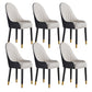 Glam Solid Wood Legs Chair Parsons Upholstered Chair for Dining Room