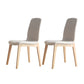 Contemporary Kitchen Dining Side Chair Wood Parsons Chair in White