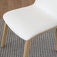 Contemporary Kitchen Dining Side Chair Wood Parsons Chair in White
