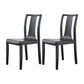 Contemporary Kitchen Dining Side Chair Wood Slat Back Side Chair in Black 2 Piece Set Clearhalo 'Dining Chairs' 'Dining Tables & Seating' 'dining_chair' 'furn' 'furn_dining_chair' 'Furniture' 'Kitchen & Dining Furniture' 6304831