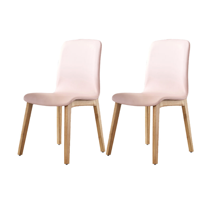 Chaise de salle à manger en cuir PU intérieur