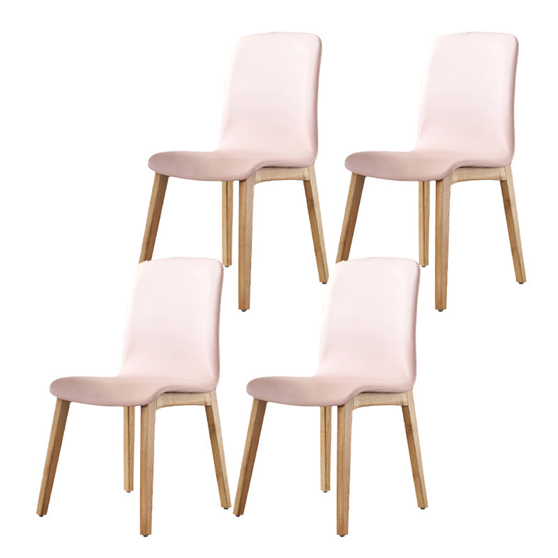 Chaise de salle à manger en cuir PU intérieur