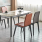 Chaise de salle à manger en cuir PU intérieur