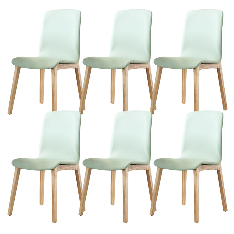 Chaise de salle à manger en cuir PU intérieur