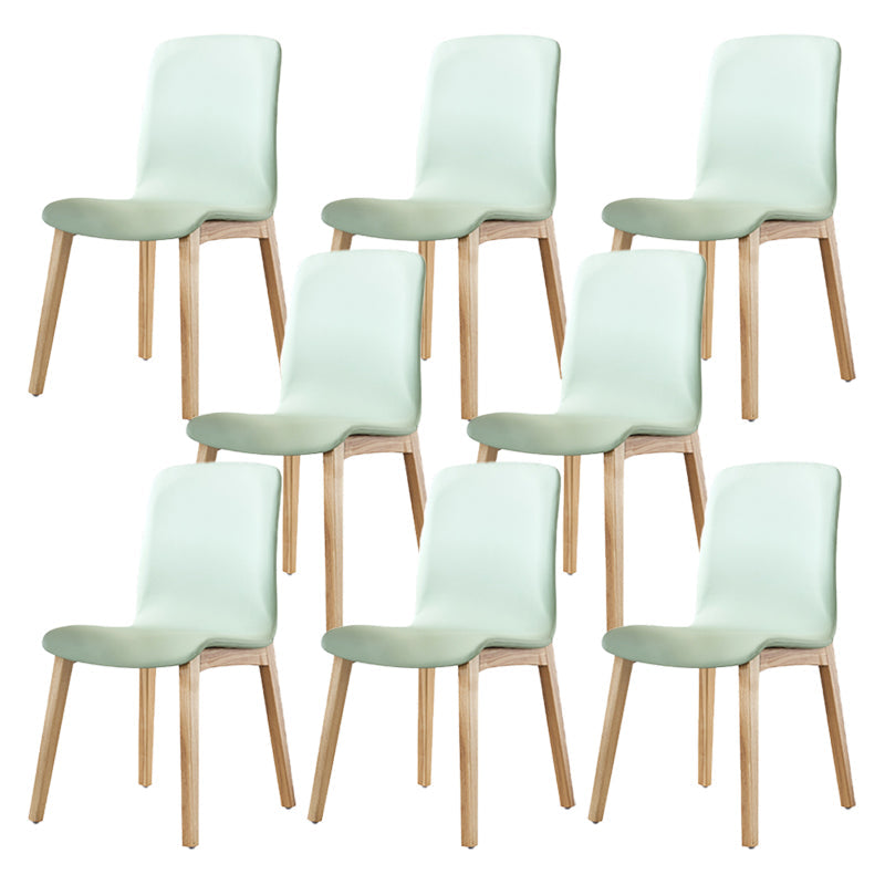 Chaise de salle à manger en cuir PU intérieur