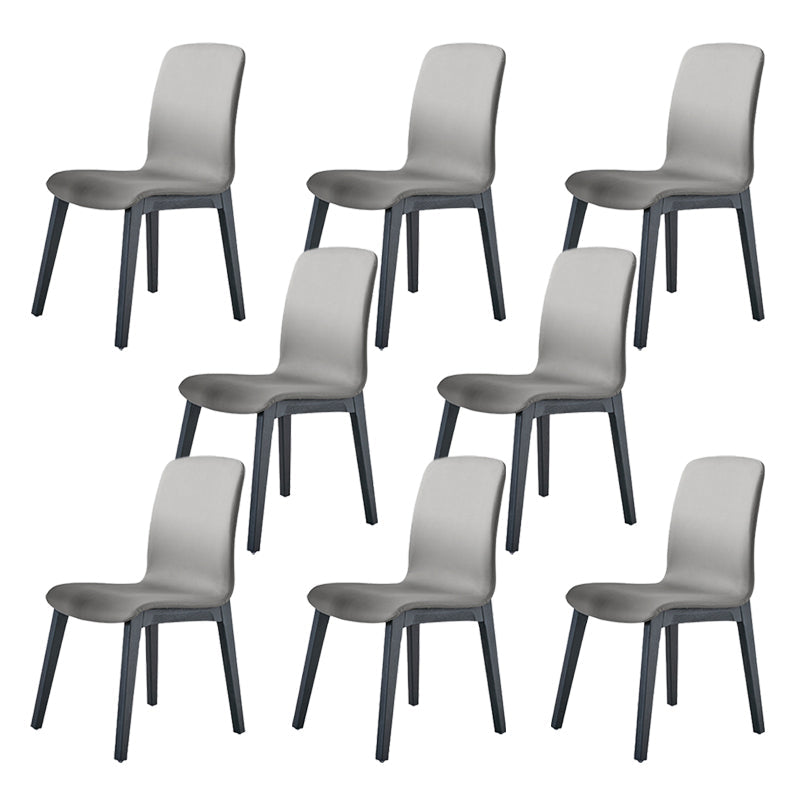 Chaise de salle à manger en cuir PU intérieur