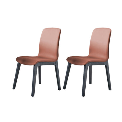 Chaise de salle à manger en cuir PU intérieur