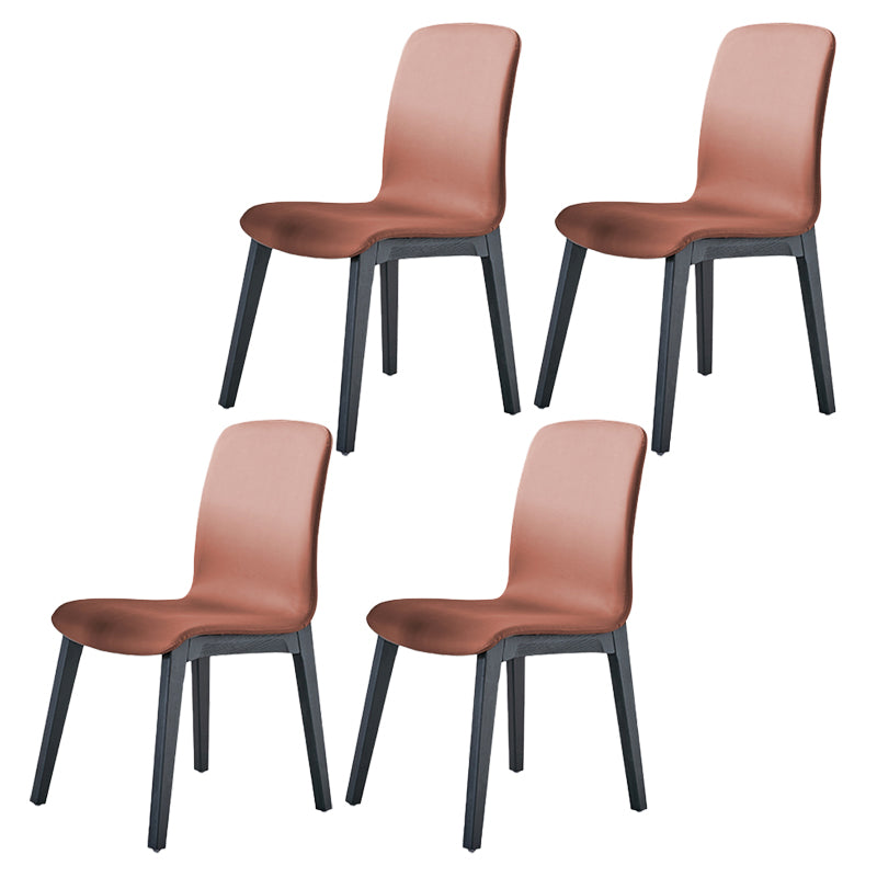 Chaise de salle à manger en cuir PU intérieur