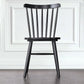 Contemporary Slat Back Stacking Chair Solid Wood Side Chair for Home