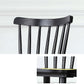 Contemporary Slat Back Stacking Chair Solid Wood Side Chair for Home