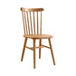 Contemporary Slat Back Stacking Chair Solid Wood Side Chair for Home