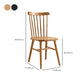 Contemporary Slat Back Stacking Chair Solid Wood Side Chair for Home