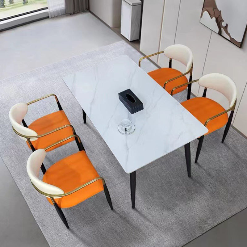 Glam Kitchen Dining Arm stoel gestoffeerde eetkamerstoelen voor thuis