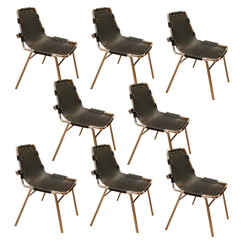 現代のキッチンダイニングチェアフェイクレザーサイドチェア銀の脚