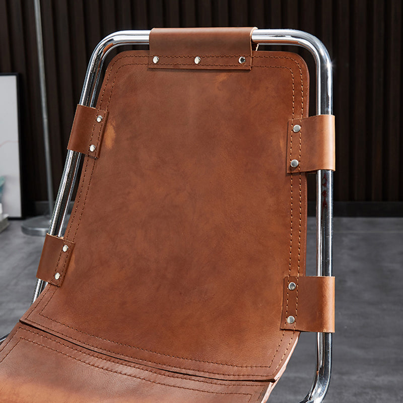 現代のキッチンダイニングチェアフェイクレザーサイドチェア銀の脚