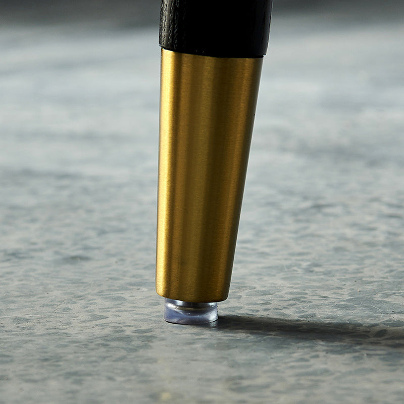 Sillas de comedor de cocina glamorosa sillas laterales tapizadas con patas de madera