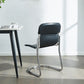 Metal Kitchen Dining Chairs Contemporary Dining Side Chair in Black Clearhalo 'Dining Chairs' 'Dining Tables & Seating' 'dining_chair' 'furn' 'furn_dining_chair' 'Furniture' 'Kitchen & Dining Furniture' 6305174