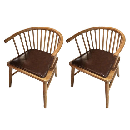 Houten zijkant eetstoel hedendaagse windsor achterkant stoel