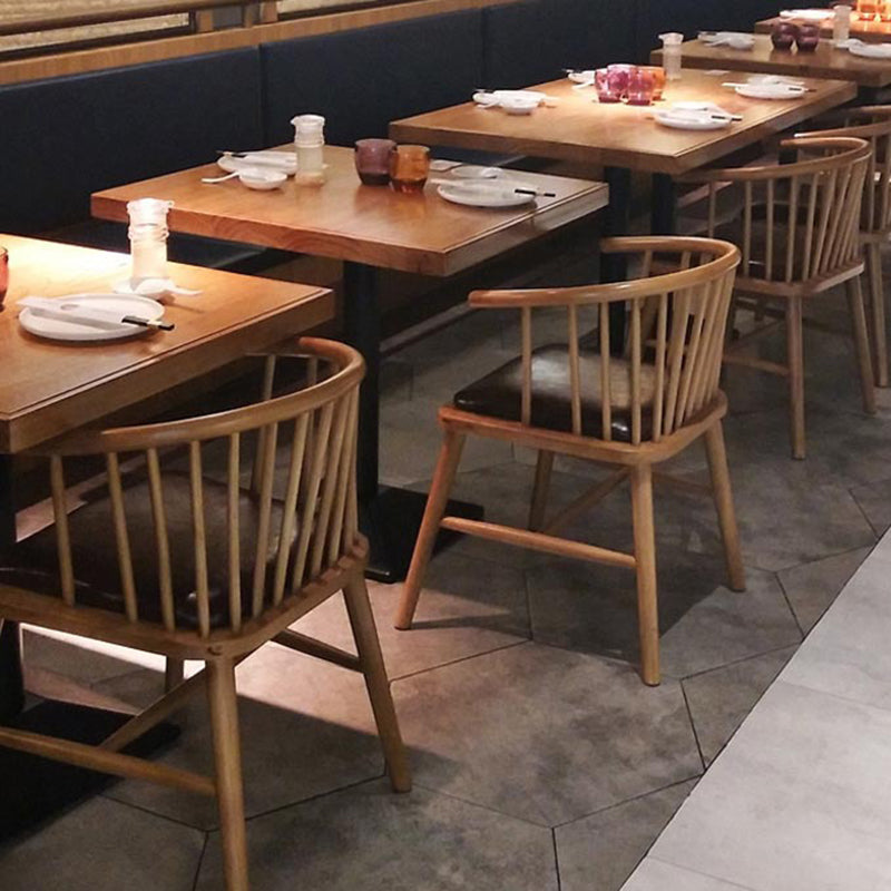 Houten zijkant eetstoel hedendaagse windsor achterkant stoel