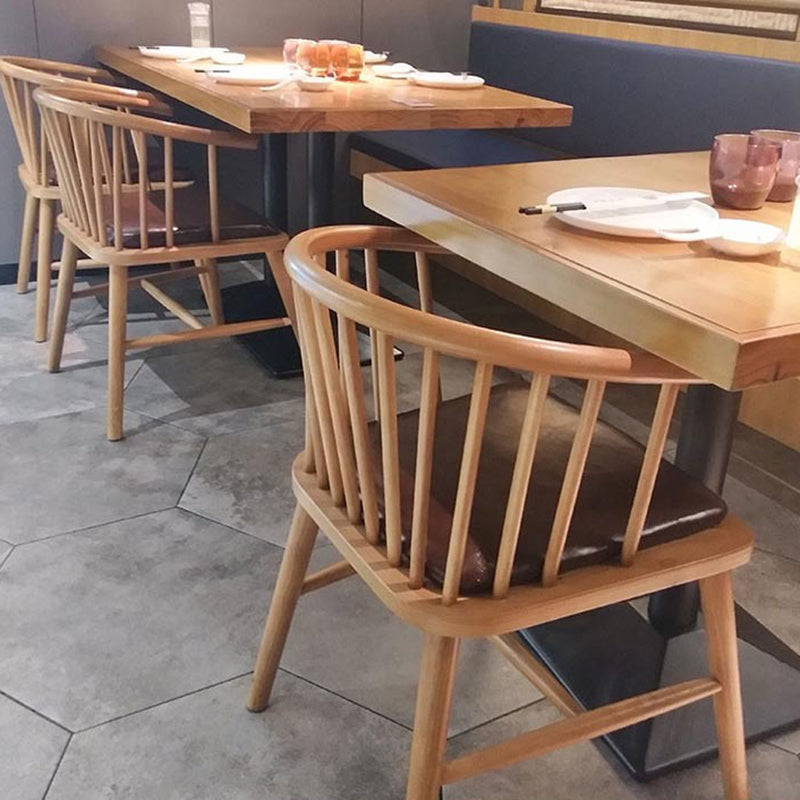 Houten zijkant eetstoel hedendaagse windsor achterkant stoel