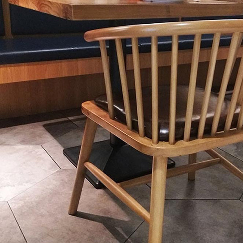 Houten zijkant eetstoel hedendaagse windsor achterkant stoel