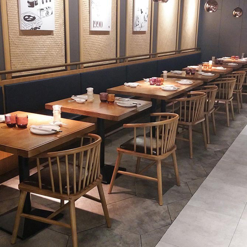 Houten zijkant eetstoel hedendaagse windsor achterkant stoel