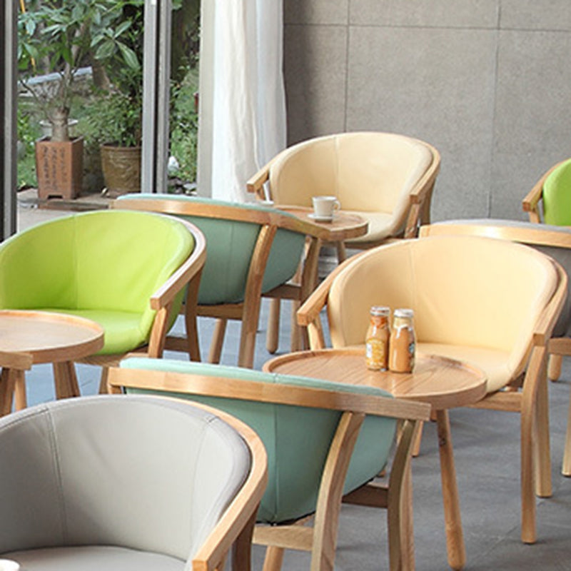 Wood Side Dining Arm Chairs Contemporary Dining Side Arm Chairs