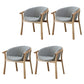 Wood Side Dining Arm Chairs Contemporary Dining Side Arm Chairs