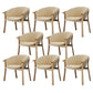 Wood Side Dining Arm Chairs Contemporary Dining Side Arm Chairs