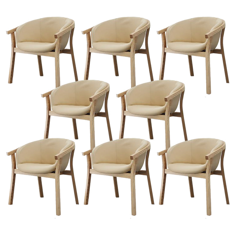 Wood Side Dining Arm Chairs Contemporary Dining Side Arm Chairs