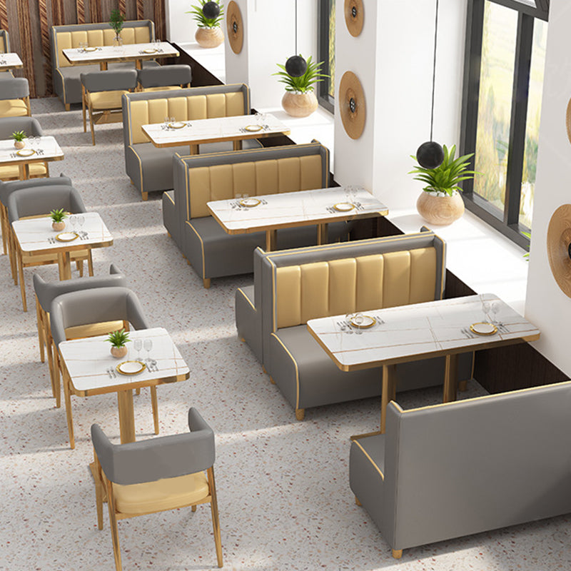 Metal Kitchen Dining Armchairs Open Back Dining Side Chairs for Indoor Clearhalo 'Dining Chairs' 'Dining Tables & Seating' 'dining_chair' 'furn' 'furn_dining_chair' 'Furniture' 'Kitchen & Dining Furniture' 6305265