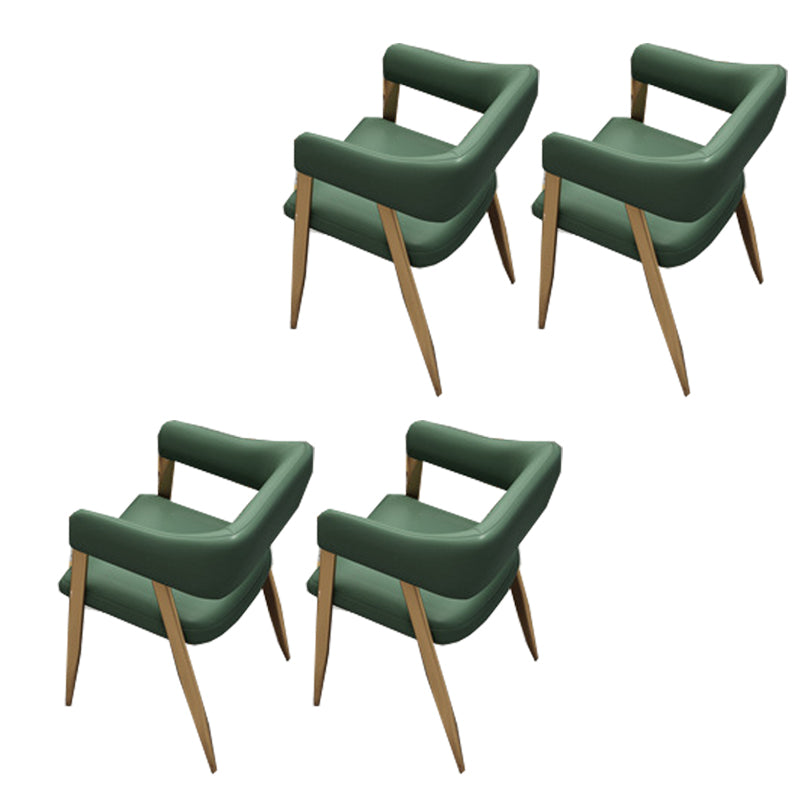 Glam Metal Kitchen Dining fauteuils Open achterste zijstoelen