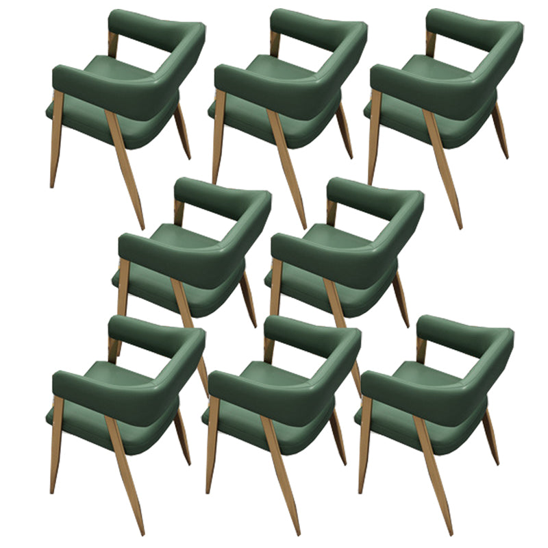 Glam Metal Kitchen Dining fauteuils Open achterste zijstoelen