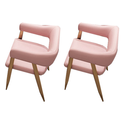 Glam Metal Kitchen Dining fauteuils Open achterste zijstoelen