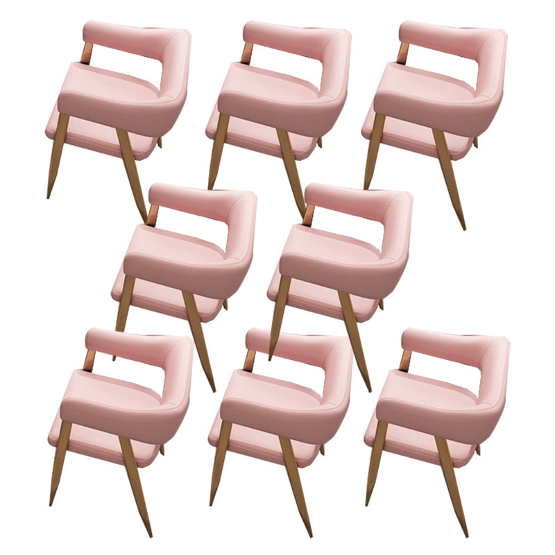 Glam Metal Kitchen Dining fauteuils Open achterste zijstoelen