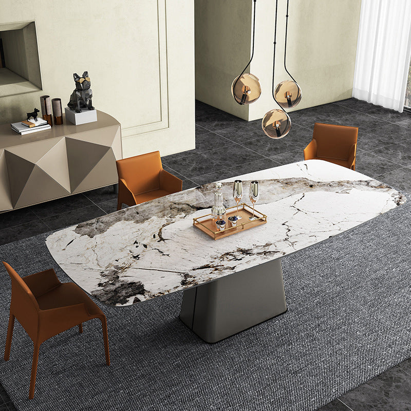 Sedia a braccio contemporanea sedia sala da pranzo solida per cucina