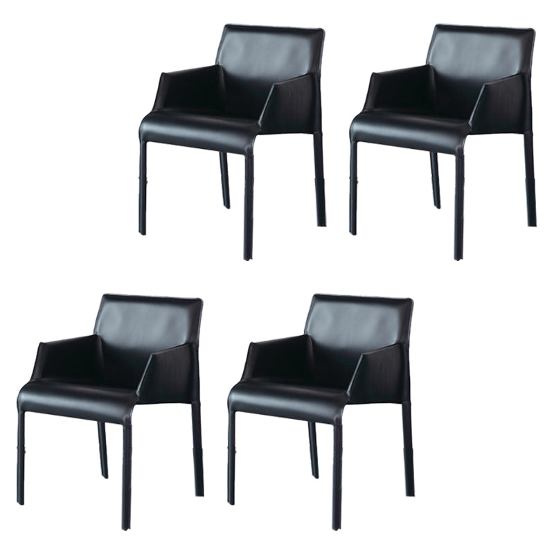 Sedia a braccio contemporanea sedia sala da pranzo solida per cucina